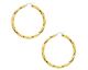 Boucles d'oreilles créoles or - 2680.10