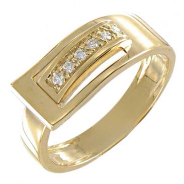 Bague or & diamant(s) Clozeau - H338DB