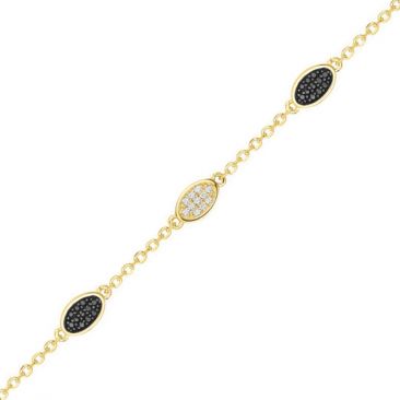 Bracelet plaqué or & oxydes Phebus - 76300189NJ