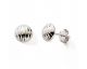 Boucles d'oreilles argent boutons - cJIJI