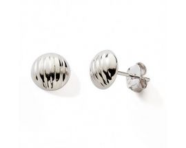 Boucles d'oreilles argent boutons - cJIJI