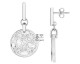 Boucles d'oreilles pendants céramique & acier Ceranity - 904-040.B