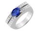Bague or diamants & saphir - 1.6032.S1