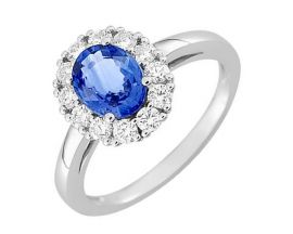 Bague or diamants & saphir - 7VQ081GSB