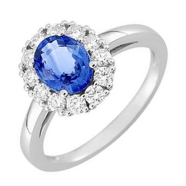 Bague or diamants & saphir - 7VQ081GSB