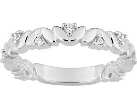 Bague argent et oxydes de zirconium - 337046.1