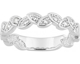Bague argent et oxydes de zirconium - 337048.1