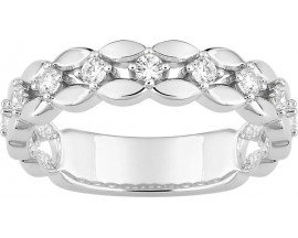 Bague argent et oxydes de zirconium - 337057.1