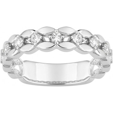 Bague argent et oxydes de zirconium - 337057.1