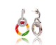 Boucles d'oreilles pendants argent Una Storia - BO14014
