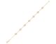Bracelet trèfles plaqué or oxydes Phebus - 76300262