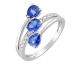 Bague or diamants & saphirs - 1.6124.S1