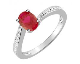 Bague or rubis - 1.6094.R1