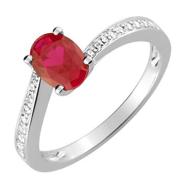 Bague or rubis - 1.6094.R1