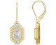 Boucles d'oreilles brisures plaqué or oxydes Phebus - 76400387