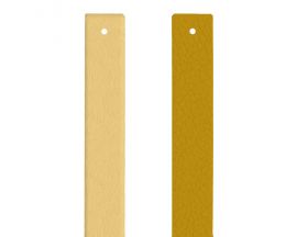 Cuir bracelet Les Georgettes - Solaire/Doré 14 mm