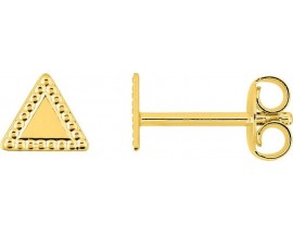 Boucles d'oreilles boutons plaqué or - 135747