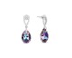 Boucles d'oreilles pendants argent et cristal Spark - A0270V