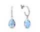 Boucles d'oreilles pendants argent et cristal Spark - A0563A