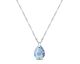 Collier argent et cristal Spark - A0564A