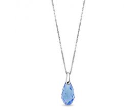 Collier argent et cristal Spark - A0572IB