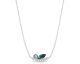 Collier argent et cristal Spark - A0577EM