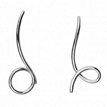 Boucles d'oreilles pendantes argent LINEARGENT - 18457-A