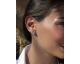 Boucles d'oreilles argent oxydes LINEARGENT - 19518-B-A