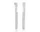 Boucles d'oreilles pendants argent & oxydes LINEARGENT - 19524-A