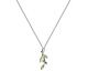 Collier argent et oxydes LINEARGENT - 19656-PE