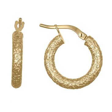 Boucles d'oreilles créoles or Stepec - dOIOIO