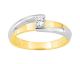 Bague empierrée plaqué or & oxydes - 137363.1