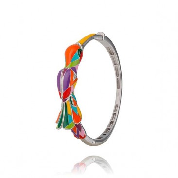 Bracelet rigide argent oxydes Una Storia - JO121228