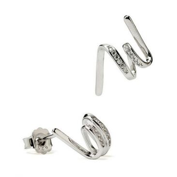 Boucles d'oreilles argent oxydes LINEARGENT - 19826-A