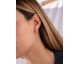 Boucles d'oreilles argent oxydes LINEARGENT - 19826-A
