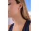 Boucles d'oreilles boutons argent perles & oxydes LINEARGENT - 19894-A