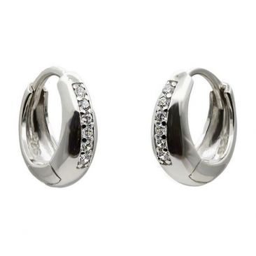 Boucles d'oreilles argent & oxydes LINEARGENT - 19925-A