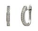Boucles d'oreilles argent & oxydes LINEARGENT - 19927-A