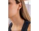 Boucles d'oreilles argent & oxydes LINEARGENT - 19927-A