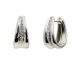 Boucles d'oreilles créoles argent & oxydes LINEARGENT - 19930-A