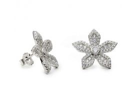 Boucles d'oreilles argent & oxydes LINEARGENT - 19942-A