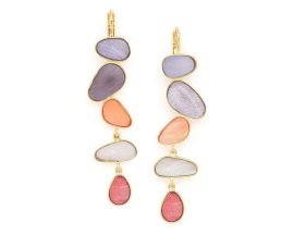 Boucles d'oreilles pendants Franck Herval - 12--69012