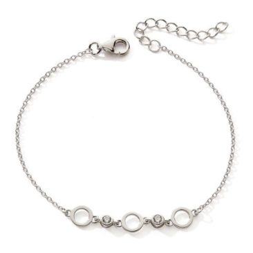 Bracelet argent & oxydes - cJISP