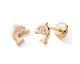 Boucles d'oreilles boutons or Stepec - BPTUTv