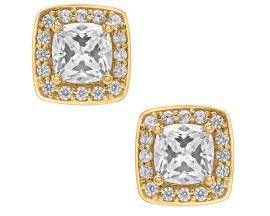 Boucles d'oreilles boutons or Stepec - cSEPIO
