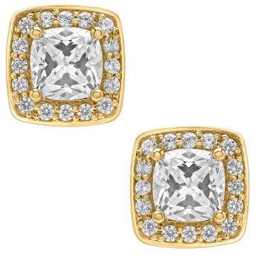 Boucles d'oreilles boutons or Stepec - cSEPIO
