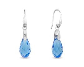 Boucles d'oreilles brisures argent et cristal Spark - A0571IB