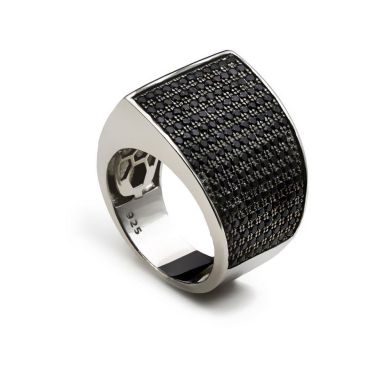 Bague argent et oxydes LINEARGENT - 19600-R