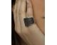 Bague argent et oxydes LINEARGENT - 19600-R