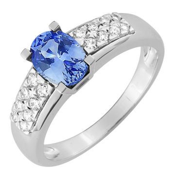 Bague or diamants & saphir - 1.6113.S1